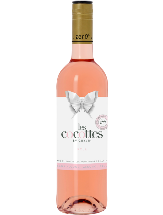 LES COCOCTTES, VIN ROSÉ SANS ALCOOL, 750 ML