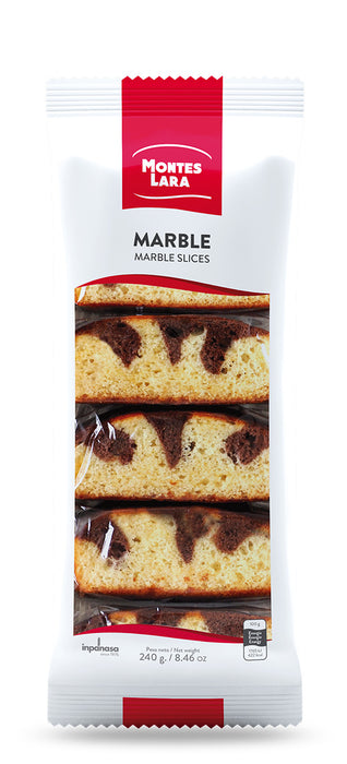MONTES LARA, GÂTEAU MARBRÉ, 240 G