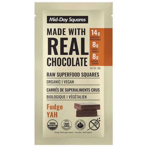 CARRÉ MID-DAY, FONDANT AU CHOCOLAT, 70G