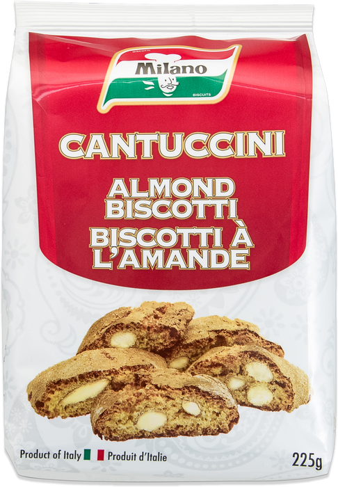MILANO, CANTUCCINI BIXCOTTI À L'AMANDE, 225G