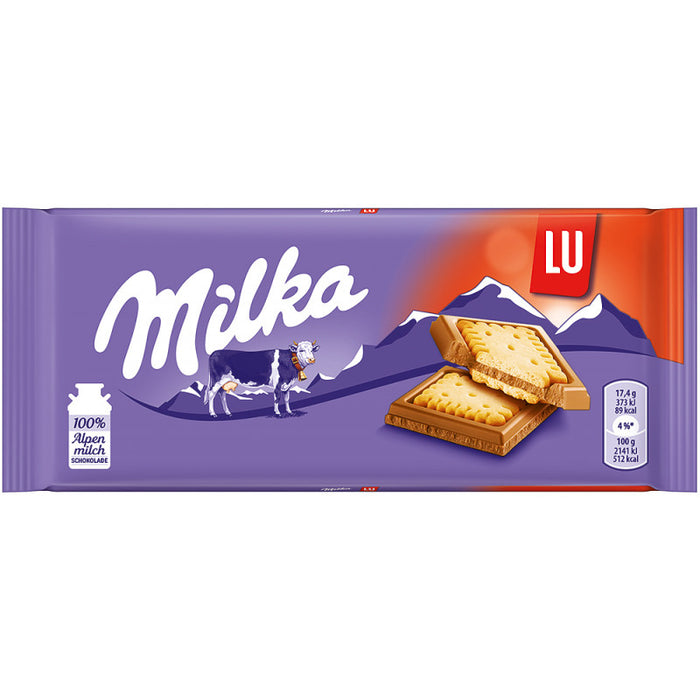 MILKA, CHOCOLAT LU, 100G