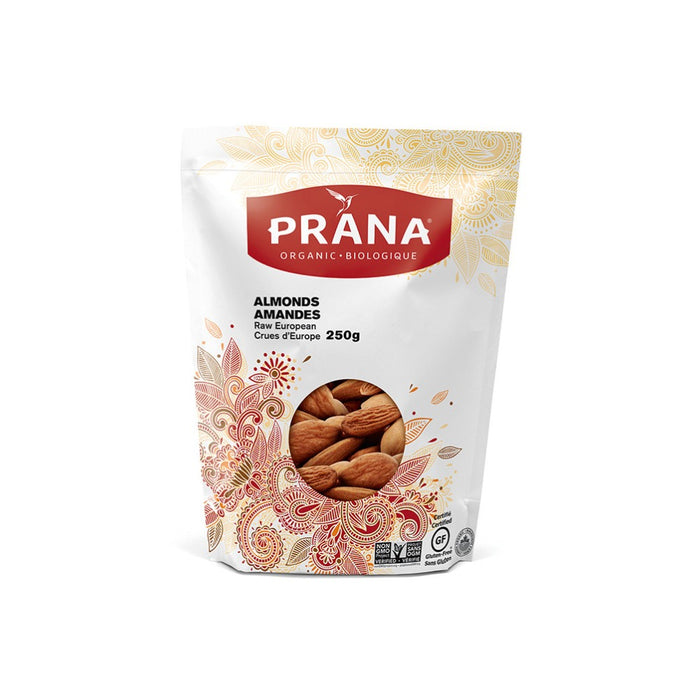 PRANA, AMANDES CRUES EUROPE BIO, 250 G