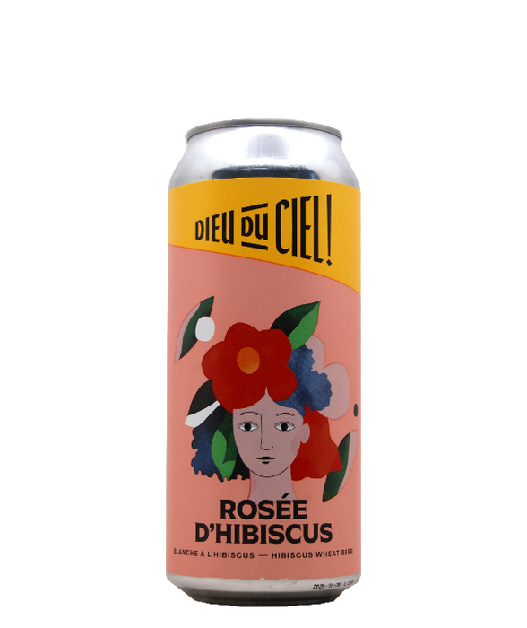 DIEU DU CIEL, ROSÉE D'HIBISCUS BLANCHE À L'HIBISCUS, 473 ML