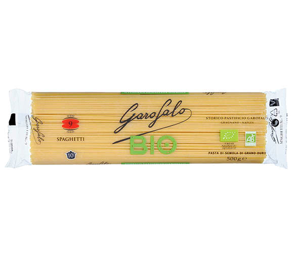 GAROFALO, PÂTES ALIMENTAIRES BIO SPAGHETTI #9, 500 G